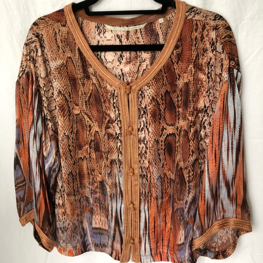 Twelfth Street by Cynthia Vincent Silk blouse